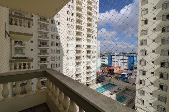 Varanda da Sala de apartamento à venda com 3 quartos, 98m² em Vila Regente Feijó, São Paulo