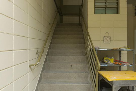 Escada de apartamento para alugar com 1 quarto, 40m² em Vila do Encontro, São Paulo