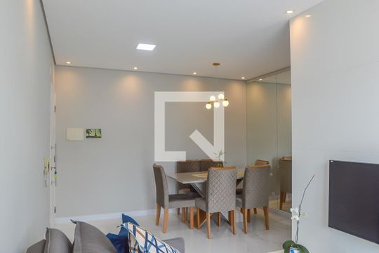 Sala de apartamento à venda com 2 quartos, 61m² em Nova Petrópolis, São Bernardo do Campo