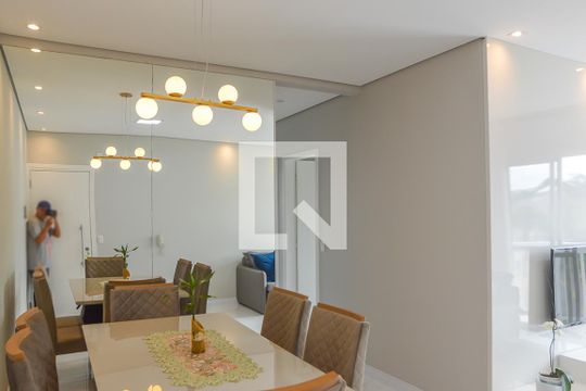 Sala de apartamento à venda com 2 quartos, 61m² em Nova Petrópolis, São Bernardo do Campo
