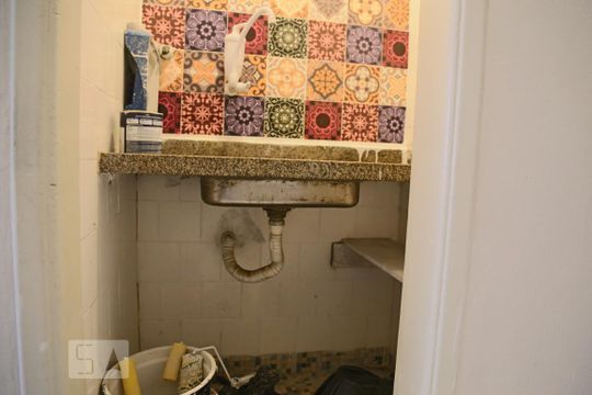 Cozinha de kitnet/studio à venda com 1 quarto, 30m² em Centro, São Paulo
