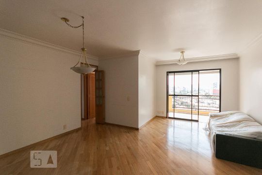 Sala de apartamento para alugar com 3 quartos, 95m² em Vila Santo Estéfano, São Paulo