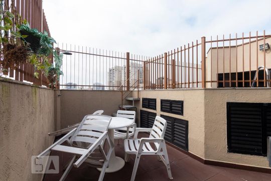 Área externa - Cobertura de apartamento para alugar com 4 quartos, 167m² em São Judas, São Paulo