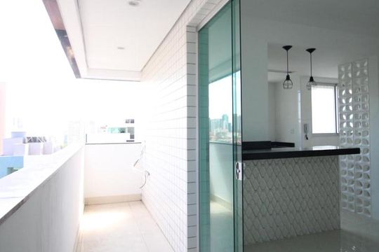 Varanda Sala de apartamento para alugar com 3 quartos, 84m² em Santo Antônio, Belo Horizonte