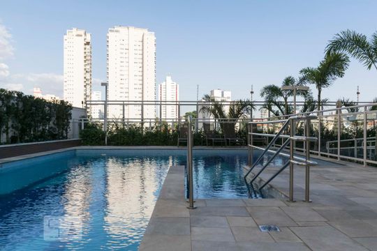 Área comum - Piscina de kitnet/studio para alugar com 1 quarto, 30m² em Aclimação, São Paulo