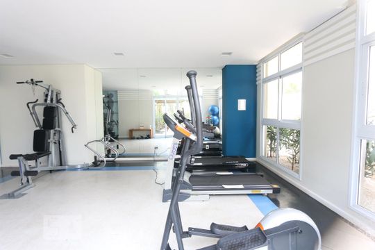 academia de apartamento para alugar com 1 quarto, 38m² em Vila Andrade, São Paulo