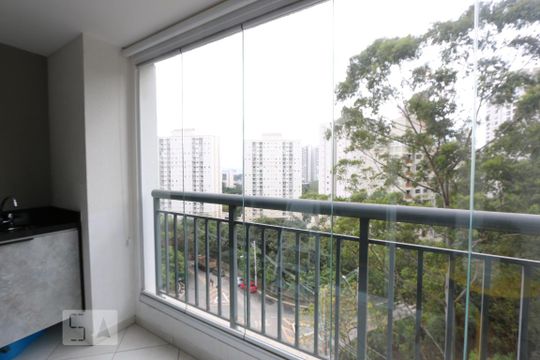 varanda de apartamento para alugar com 1 quarto, 38m² em Vila Andrade, São Paulo