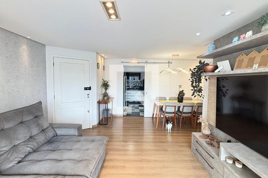 Sala - Sala de Jantar de apartamento à venda com 3 quartos, 92m² em Jardim, Santo André