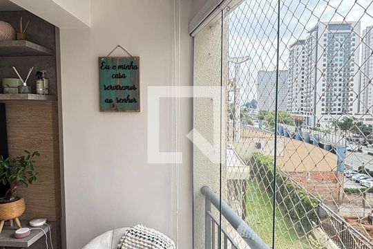 Sala - Sala de Jantar Varanda de apartamento à venda com 3 quartos, 92m² em Jardim, Santo André