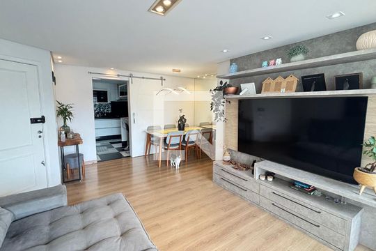 Sala - Sala de Jantar de apartamento à venda com 3 quartos, 92m² em Jardim, Santo André