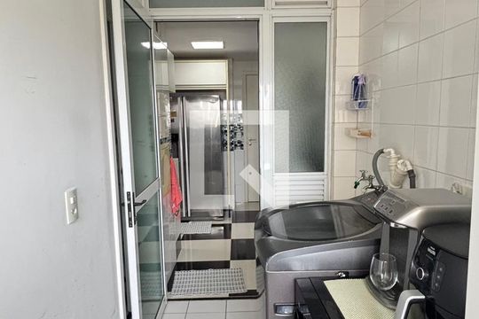 Área de Serviço de apartamento à venda com 3 quartos, 92m² em Jardim, Santo André
