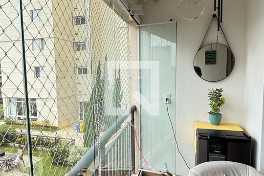 Sala - Sala de Jantar Varanda de apartamento à venda com 3 quartos, 92m² em Jardim, Santo André