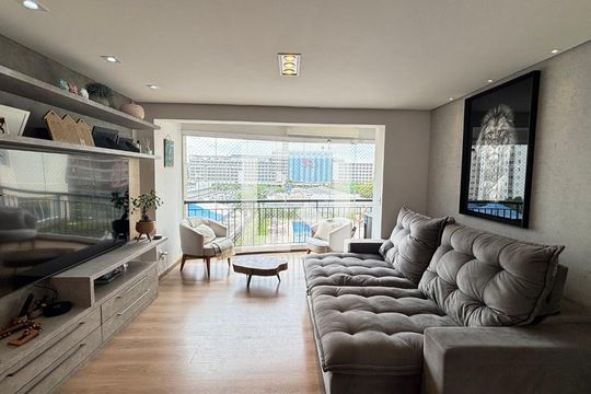 Sala - Sala de Jantar de apartamento à venda com 3 quartos, 92m² em Jardim, Santo André