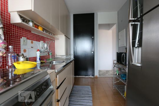 cozinha de apartamento à venda com 3 quartos, 90m² em Vila Sonia, São Paulo