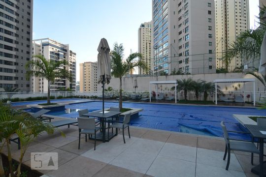 Área comum - Piscina de apartamento à venda com 3 quartos, 83m² em Vila da Serra, Nova Lima