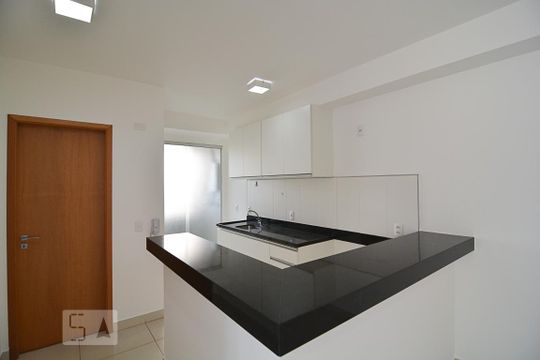 Cozinha de apartamento à venda com 3 quartos, 83m² em Vila da Serra, Nova Lima