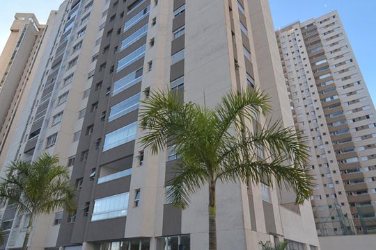 Fachada do bloco de apartamento à venda com 3 quartos, 83m² em Vila da Serra, Nova Lima