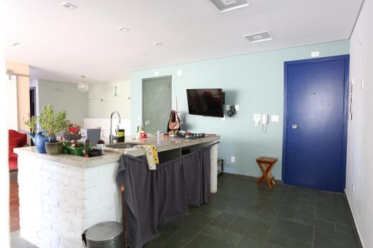 Cozinha de apartamento à venda com 3 quartos, 115m² em Bela Vista, São Paulo