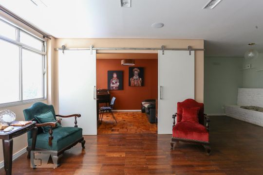 Sala de apartamento para alugar com 3 quartos, 115m² em Bela Vista, São Paulo