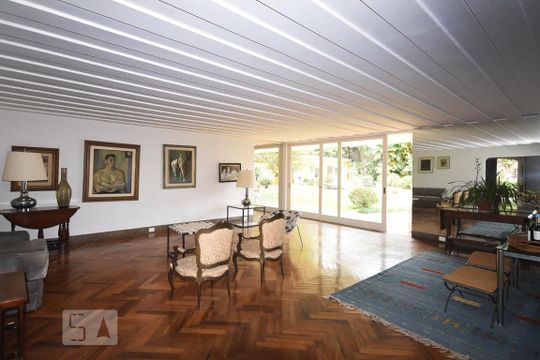 Sala de casa para alugar com 5 quartos, 890m² em Jardim Guedala, São Paulo