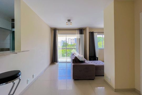 Sala de apartamento para alugar com 2 quartos, 58m² em Vila Clementino, São Paulo