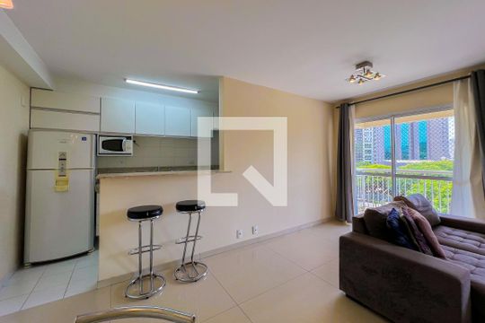 Sala de apartamento para alugar com 2 quartos, 58m² em Vila Clementino, São Paulo