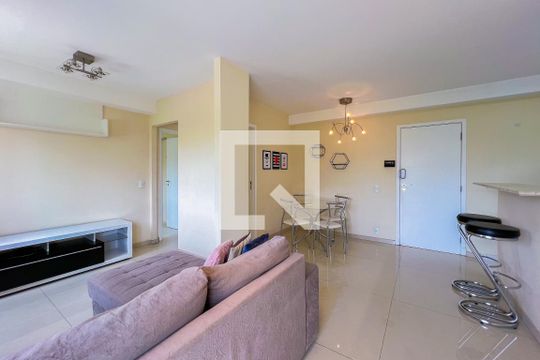 Sala de apartamento para alugar com 2 quartos, 58m² em Vila Clementino, São Paulo