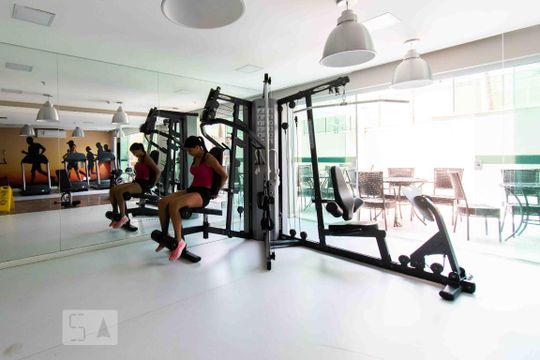 Academia de apartamento para alugar com 1 quarto, 40m² em Sul (águas Claras), Brasília