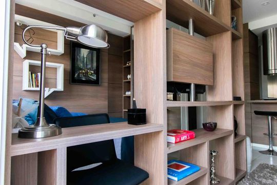Sala de apartamento para alugar com 1 quarto, 40m² em Sul (águas Claras), Brasília