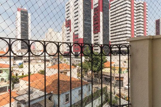 Varanda de apartamento à venda com 1 quarto, 34m² em Vila Monte Alegre, São Paulo