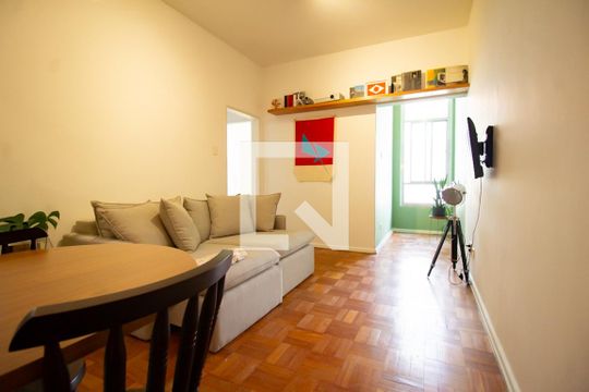 Sala de apartamento para alugar com 1 quarto, 50m² em Ipanema, Rio de Janeiro