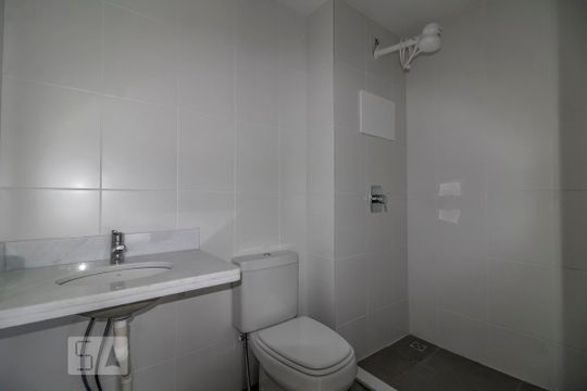 Banheiro Dormitorio de apartamento para alugar com 1 quarto, 42m² em Jardim do Salso, Porto Alegre