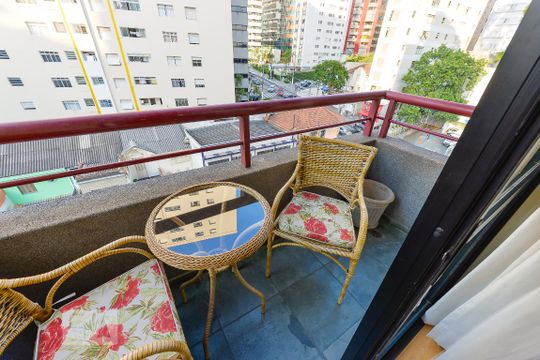 Varanda de apartamento à venda com 2 quartos, 60m² em Jardim Paulista, São Paulo