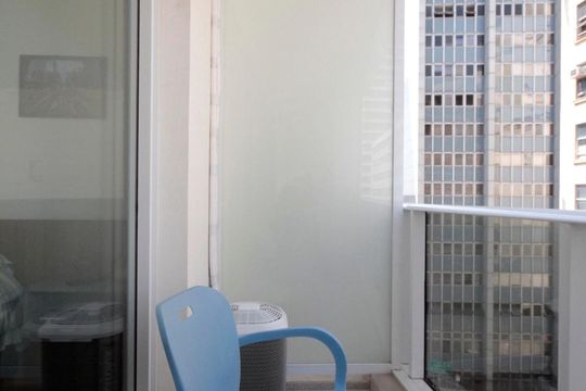 Varanda de kitnet/studio para alugar com 1 quarto, 22m² em Centro, São Paulo