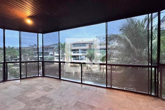 Varanda de apartamento à venda com 3 quartos, 200m² em Recreio dos Bandeirantes, Rio de Janeiro