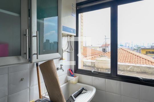 Área de Serviço de apartamento para alugar com 2 quartos, 56m² em Vila Santo Estéfano, São Paulo
