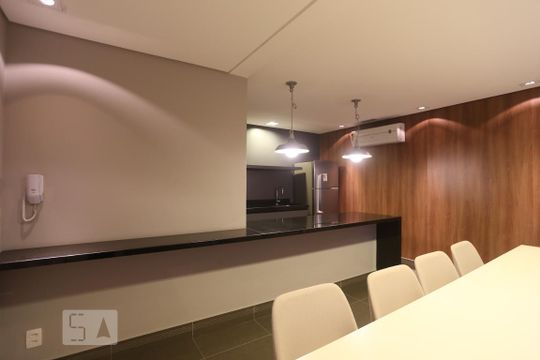 Espaço Gourmet de kitnet/studio para alugar com 1 quarto, 54m² em Higienópolis, São Paulo