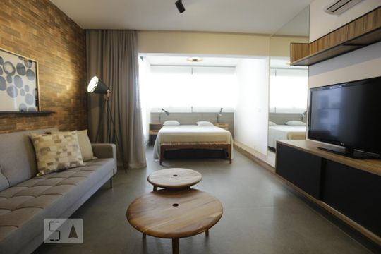 Sala de kitnet/studio para alugar com 1 quarto, 54m² em Higienópolis, São Paulo
