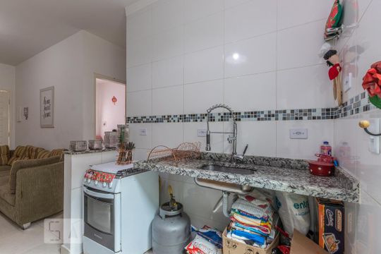 Cozinha de casa de condomínio à venda com 2 quartos, 45m² em Parada Xv de Novembro, São Paulo