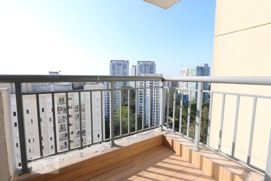 varanda de apartamento à venda com 1 quarto, 51m² em Vila Andrade, São Paulo
