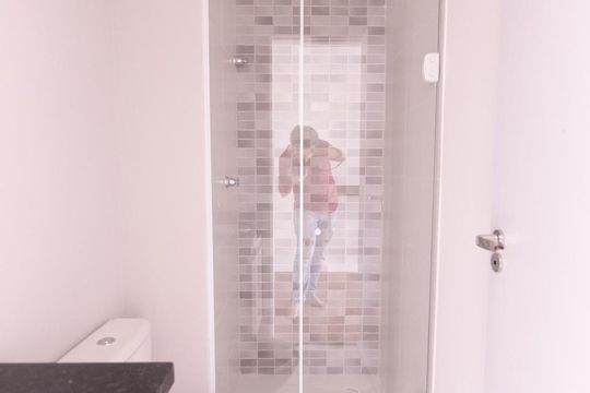 Banheiro Social de apartamento para alugar com 1 quarto, 35m² em Vila Formosa, São Paulo