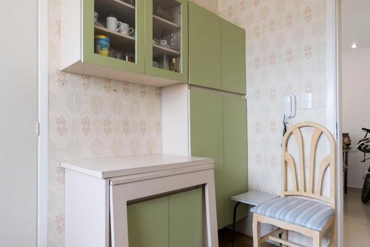 Cozinha (Armários) de apartamento à venda com 3 quartos, 80m² em Vila Monumento, São Paulo