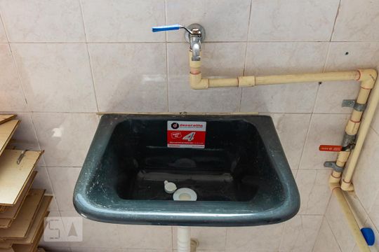 Área de serviço de apartamento à venda com 3 quartos, 80m² em Vila Paulista, São Paulo