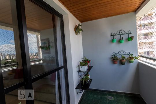 Varanda da Sala de apartamento à venda com 3 quartos, 103m² em Fazenda Morumbi, São Paulo