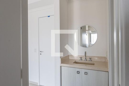Banheiro Social de apartamento à venda com 1 quarto, 46m² em Brás, São Paulo