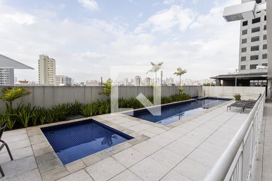 Área comum - Piscina de apartamento à venda com 1 quarto, 46m² em Brás, São Paulo