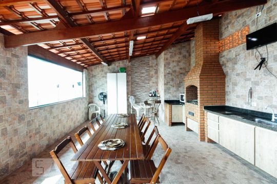 Churrasqueira  de casa à venda com 3 quartos, 120m² em Alto da Mooca, São Paulo