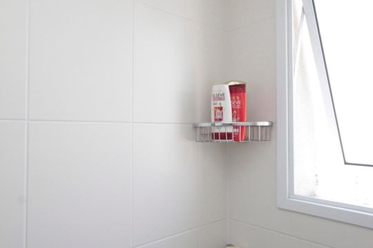 Banheiro da Suíte de apartamento para alugar com 1 quarto, 60m² em Santa Cecília, São Paulo