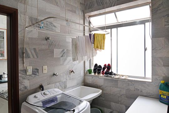 Área serviço de apartamento para alugar com 3 quartos, 154m² em Buritis, Belo Horizonte