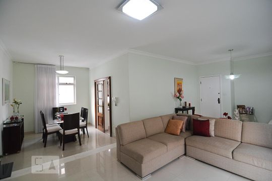 Sala de apartamento para alugar com 3 quartos, 154m² em Buritis, Belo Horizonte